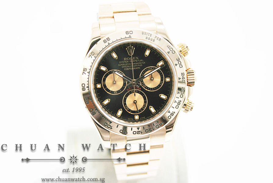 Rolex Cosmograph Daytona Everose 116505 Black Index - Image 3