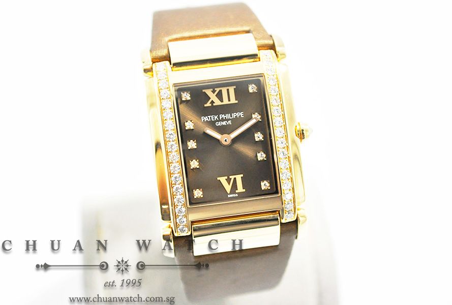 Patek Philippe Twenty~4 Quartz Rose Gold 4920R-001 Chocolate Dream - Image 3