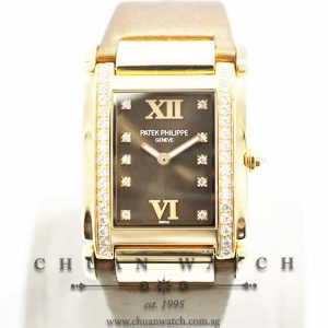 Patek Philippe Twenty~4 Quartz Rose Gold 4920R-001 Chocolate Dream