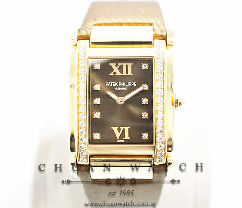 Patek Philippe Twenty~4 Quartz Rose Gold 4920R-001 Chocolate Dream