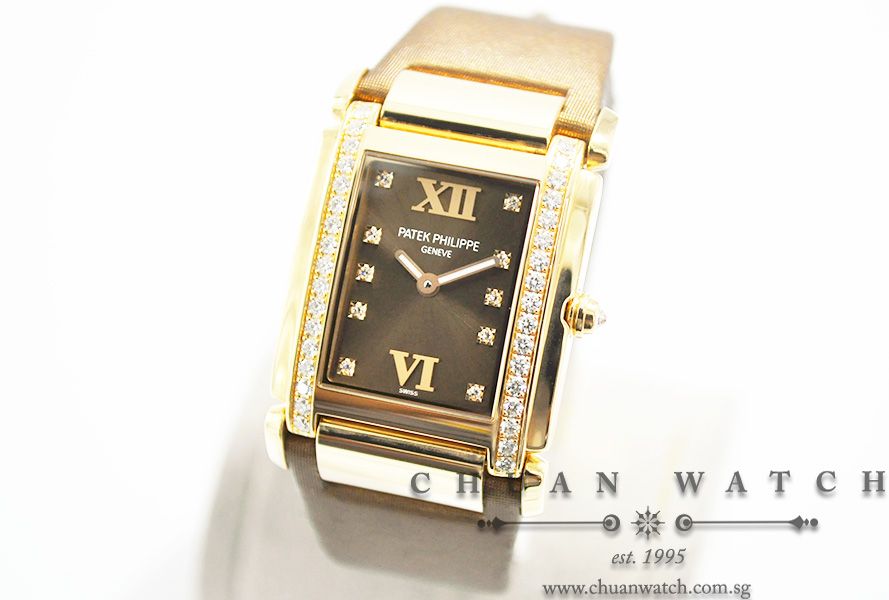 Patek Philippe Twenty~4 Quartz Rose Gold 4920R-001 Chocolate Dream - Image 2