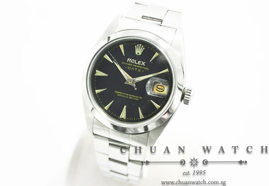 Rolex Vintage Oyster-Perpetual Date 34mm 1500 Black Index - Discontinued - Image 2
