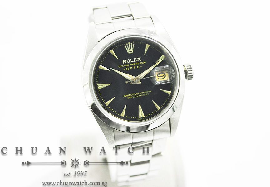 Rolex Vintage Oyster-Perpetual Date 34mm 1500 Black Index - Discontinued - Image 3
