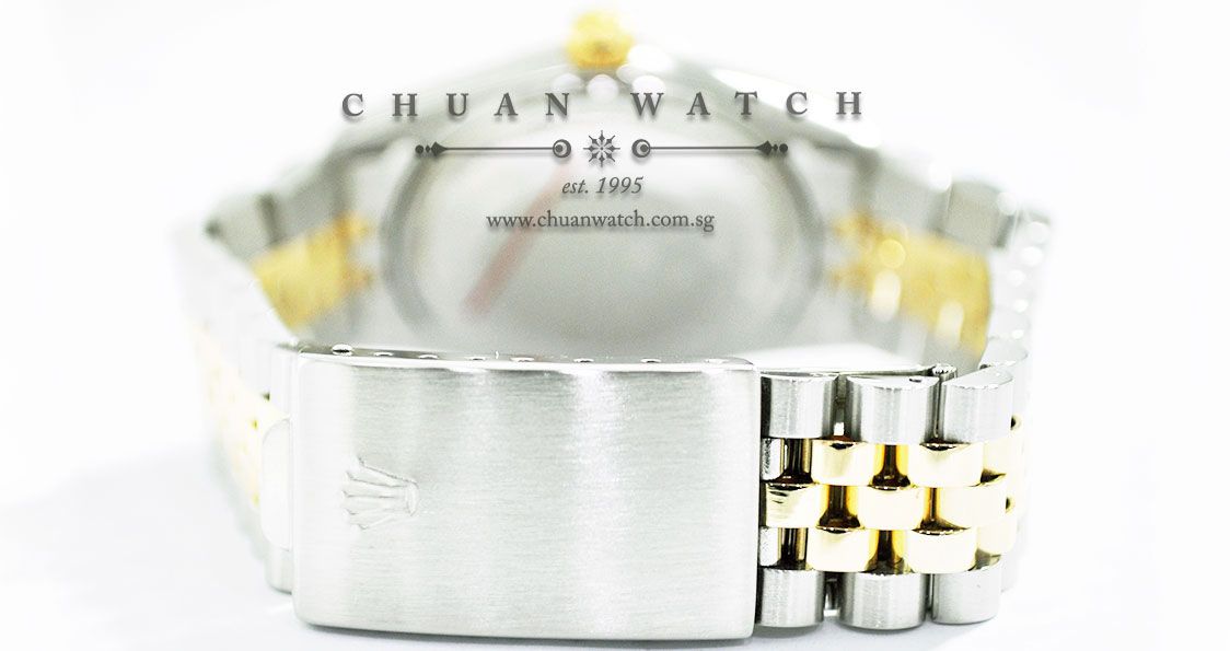 Rolex Vintage Gents DateJust 36mm 16013 Champagne Linen Index - Discontinued - Image 4