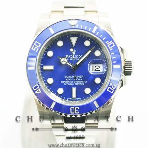 Rolex Submariner White Gold Smurf 116619LB