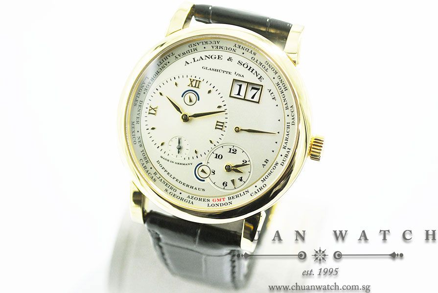 A.Lange & Sohne Lange 1 TimeZone Yellow Gold 41.9mm 116.021 - Image 2