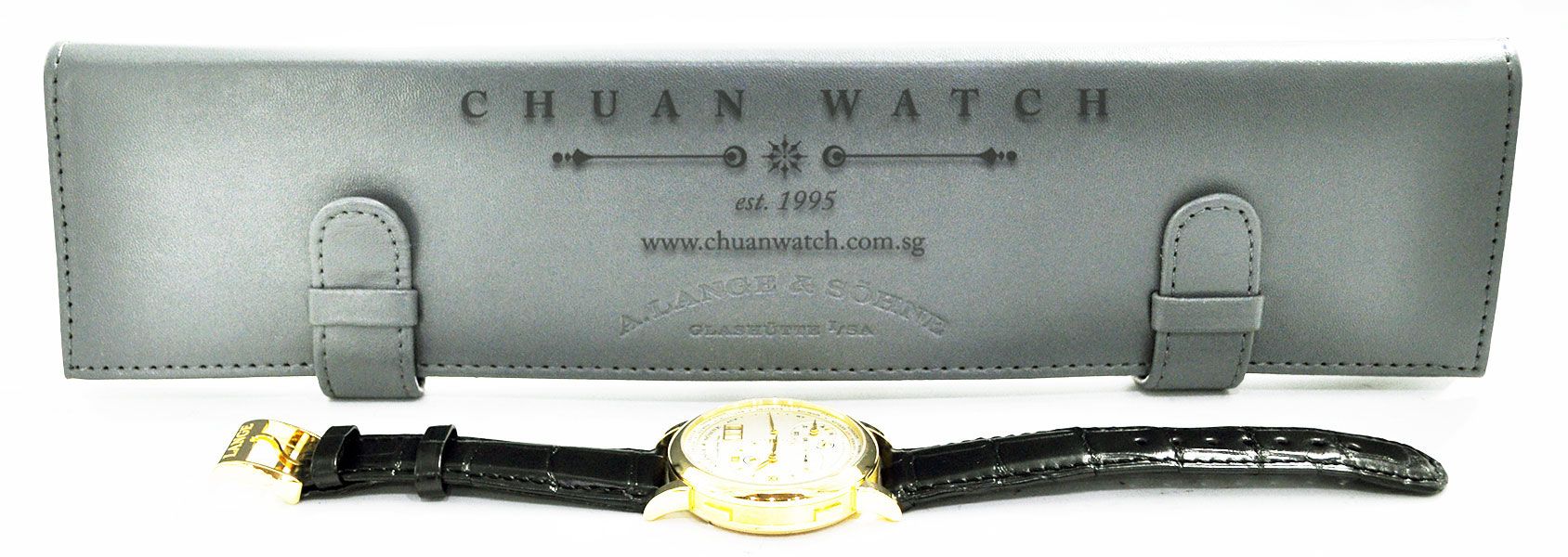 A.Lange & Sohne Lange 1 TimeZone Yellow Gold 41.9mm 116.021 - Image 5