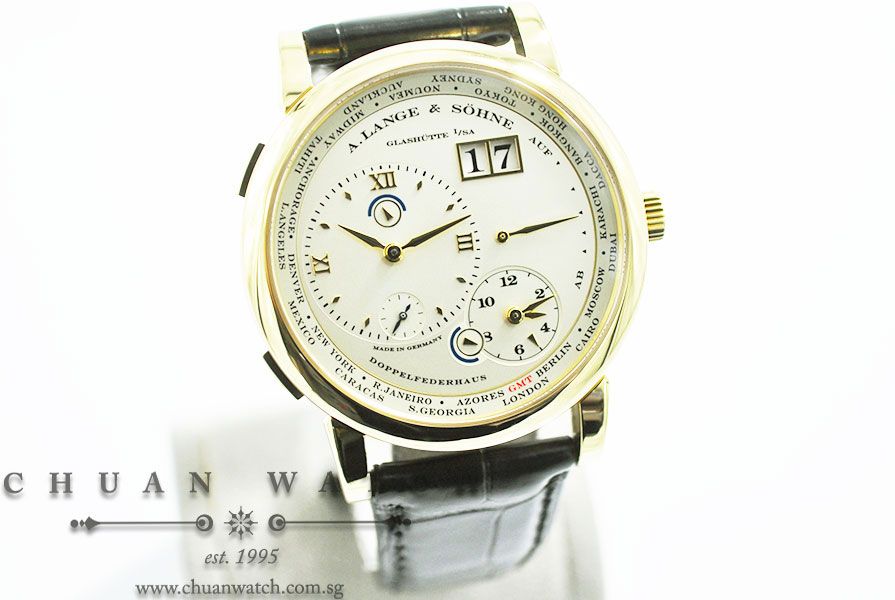 A.Lange & Sohne Lange 1 TimeZone Yellow Gold 41.9mm 116.021 - Image 3