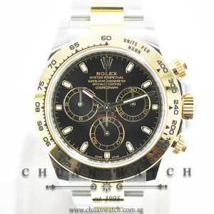 Rolex Cosmograph Daytona Two-Tone 116503 Black Index