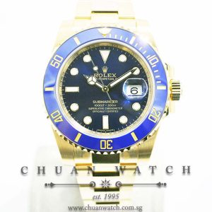 Rolex Submariner Yellow Gold 116618LB