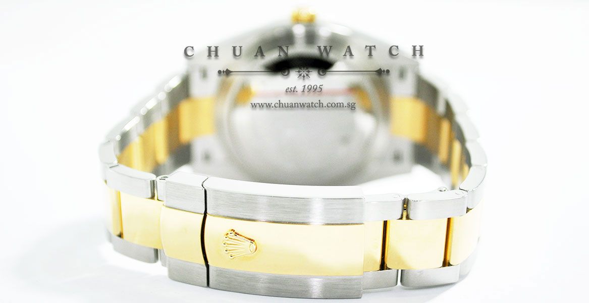 Rolex DateJust 41 Two-Tone 126333 Black Diamonds - Image 4