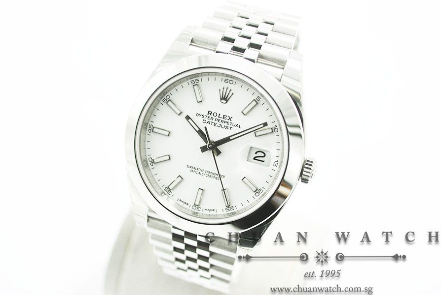 Rolex DateJust 41 126300 White Index - Image 2