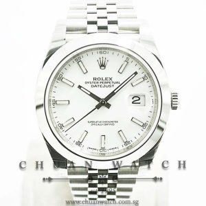 Rolex DateJust 41 126300 White Index