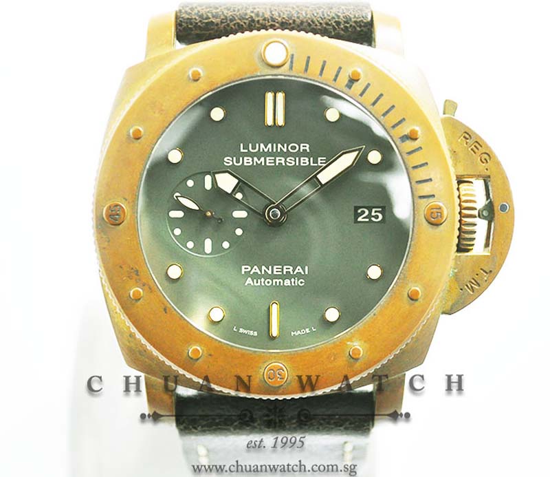 Panerai Luminor Submersible 1950 3-Days Bronzo 47mm Pam 382 N - Limited Edition of 1000 Pieces Only