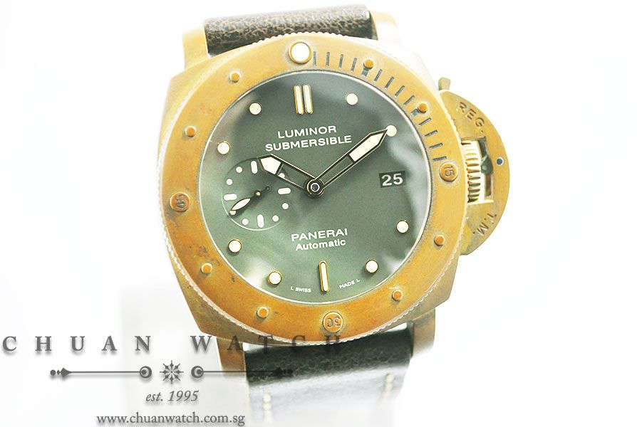 Panerai Luminor Submersible 1950 3-Days Bronzo 47mm Pam 382 N - Limited Edition of 1000 Pieces Only - Image 3