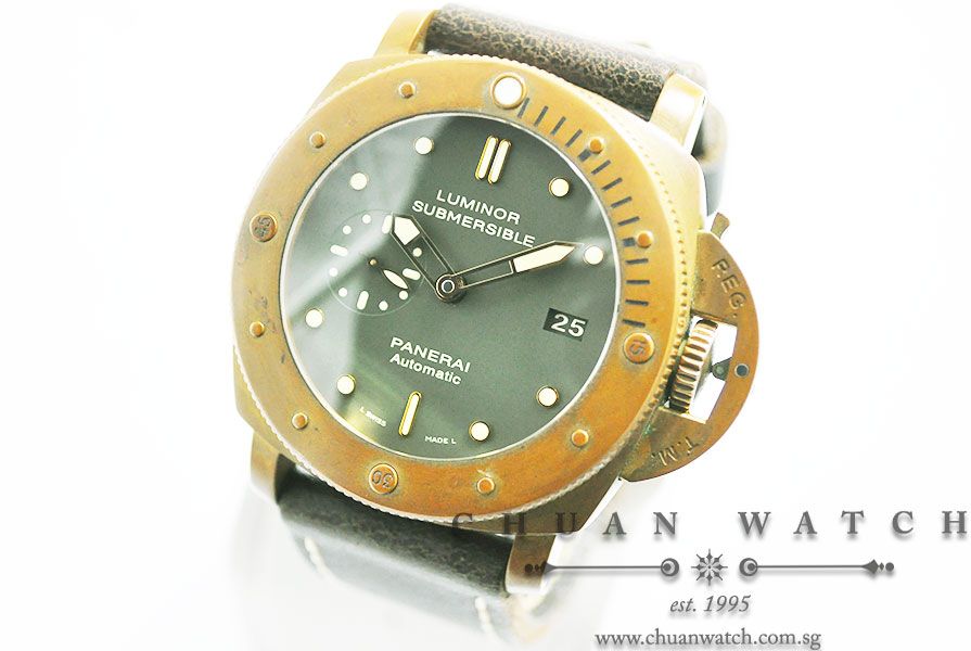 Panerai Luminor Submersible 1950 3-Days Bronzo 47mm Pam 382 N - Limited Edition of 1000 Pieces Only - Image 2