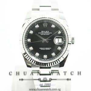 Rolex DateJust 41 126334 Black Diamonds