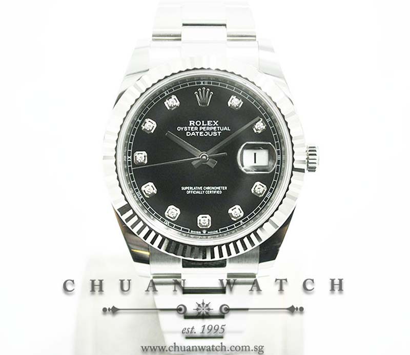 Rolex DateJust 41 126334 Black Diamonds