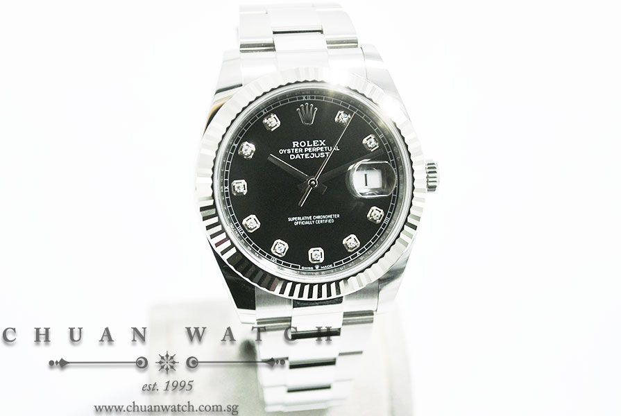 Rolex DateJust 41 126334 Black Diamonds - Image 3