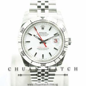 Rolex Gents DateJust Turn-O-Graph 36mm 116264 White Index - Discontinued