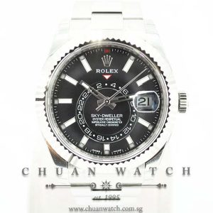 Rolex Annual Calendar GMT Sky-Dweller 42mm 326934 Black Index