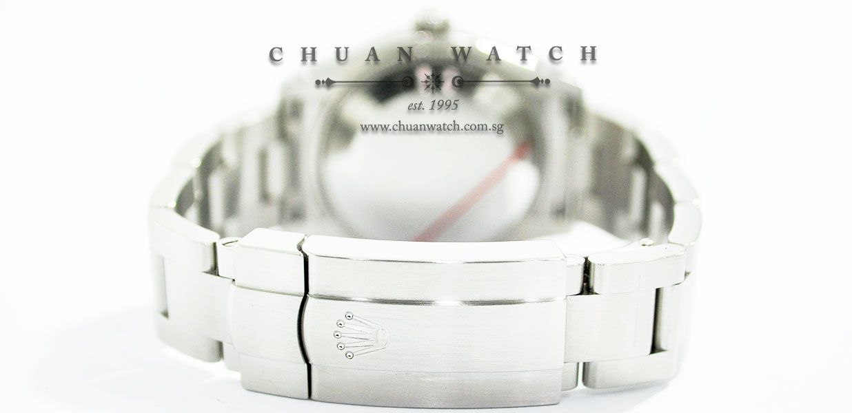 Rolex Boys Oyster Perpetual No-Date 31mm 177200 White Roman - Image 4