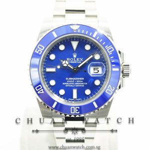 Rolex Submariner White Gold Smurf 116619LB