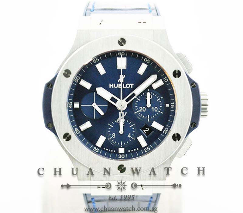 Hublot Big Bang Evolution Steel Bang Blue Sunburst 44mm 301.SX.7170.LR