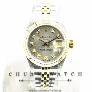 Rolex Ladies DateJust Two-Tone 26mm 69173 Rhodium Jubilee Diamonds - Discontinued