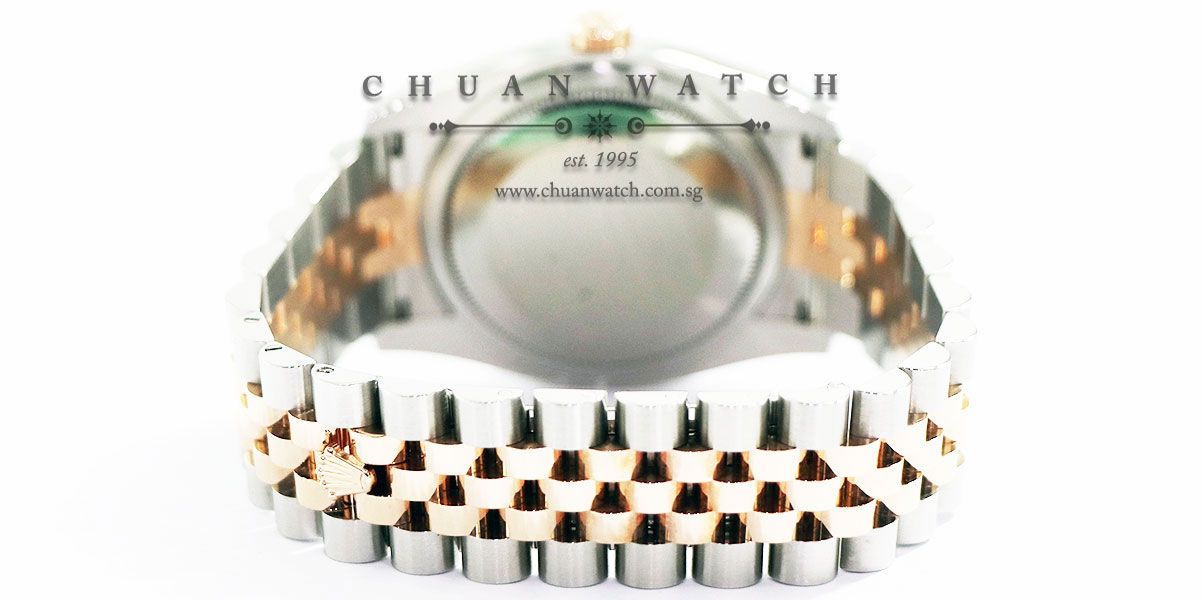 Rolex Gents DateJust Two-Tone 36mm 116231 Black Jubilee Diamonds - Discontinued - Image 4