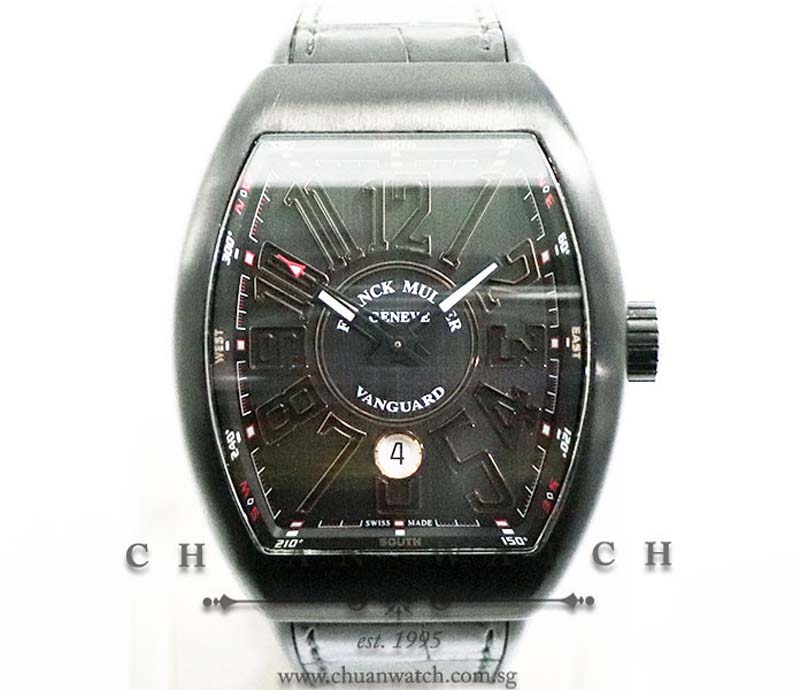 Franck Muller Vanguard PVD-Titanium-Gold V 45 SC DT TT NR BR 5N