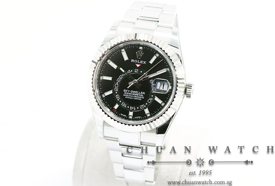 Rolex Annual Calendar GMT Sky-Dweller 42mm 326934 Black Index - Image 2