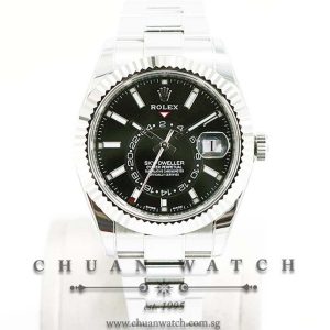 Rolex Annual Calendar GMT Sky-Dweller 42mm 326934 Black Index