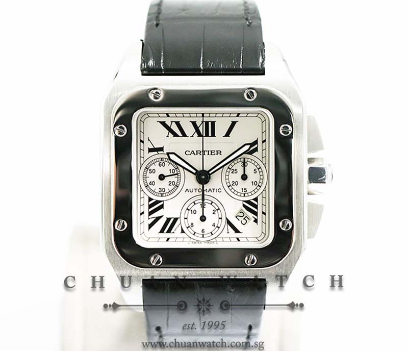 Cartier Santos 100 XL Chronograph W20090X8 - Discontinued
