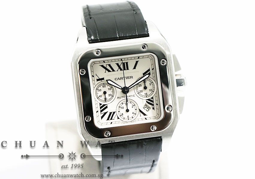 Cartier Santos 100 XL Chronograph W20090X8 - Discontinued - Image 3
