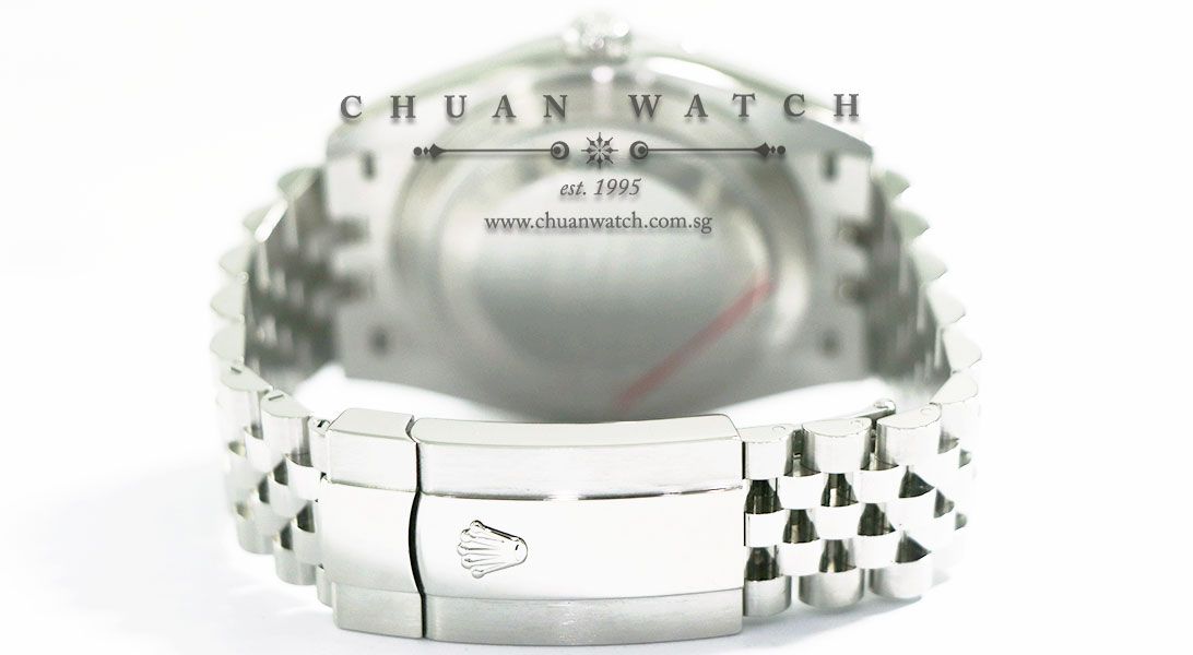 Rolex DateJust 41 126300 Rhodium Sunburst Index - Image 4