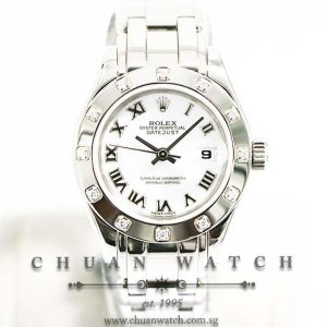 Rolex DateJust PearlMaster White Gold 29mm 69319 White Roman - Discontinued