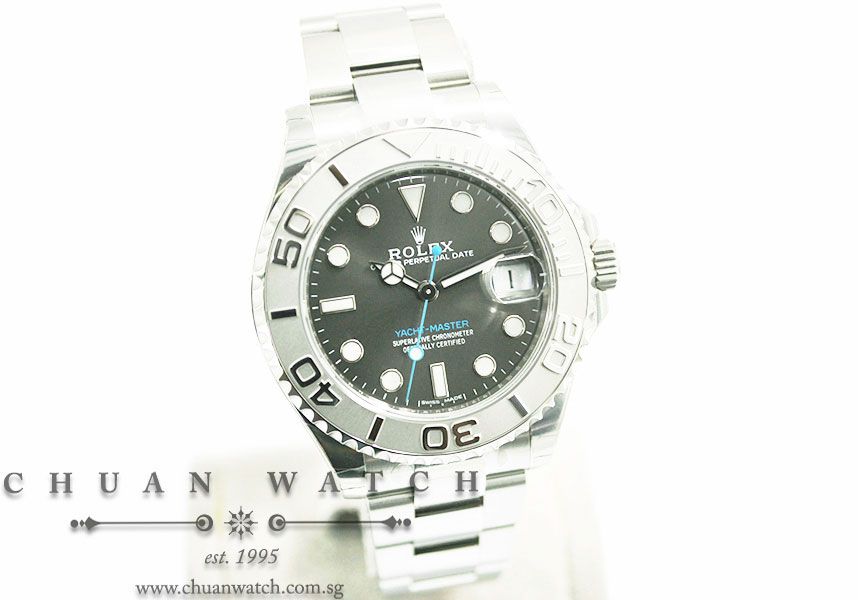 Rolex Midsize Yacht-Master 37mm 268622 Rhodium Sunburst - Image 3