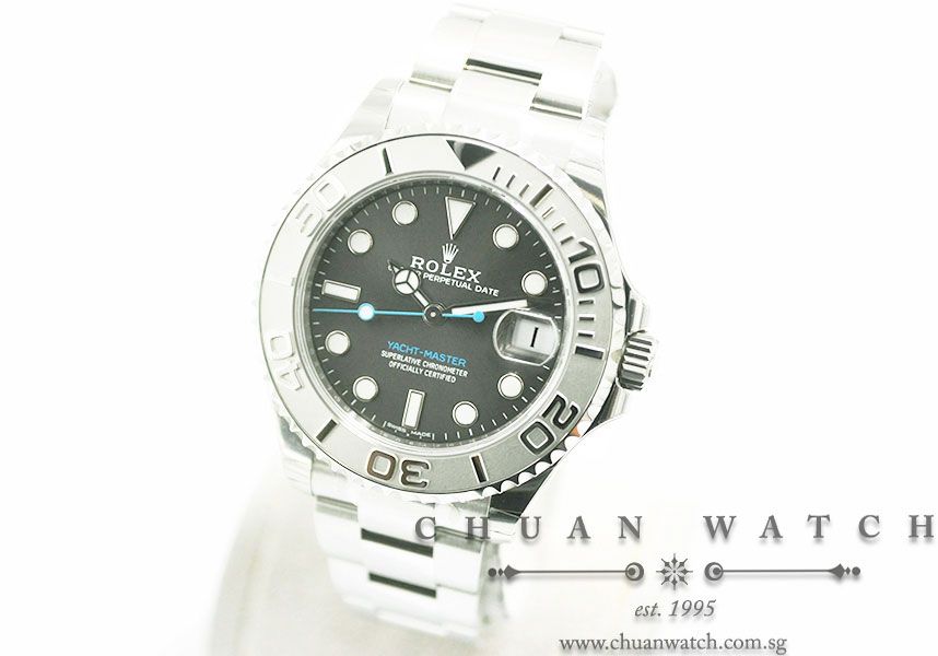 Rolex Midsize Yacht-Master 37mm 268622 Rhodium Sunburst - Image 2