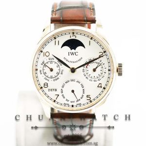 IWC Portuguese Perpetual Calendar MoonPhase Rose Gold 42.3mm IW502213 - Discontinued