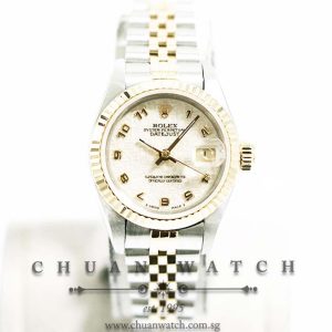 Rolex Ladies DateJust Two-Tone 26mm 69173 Ivory Jubilee Arabic - Discontinued