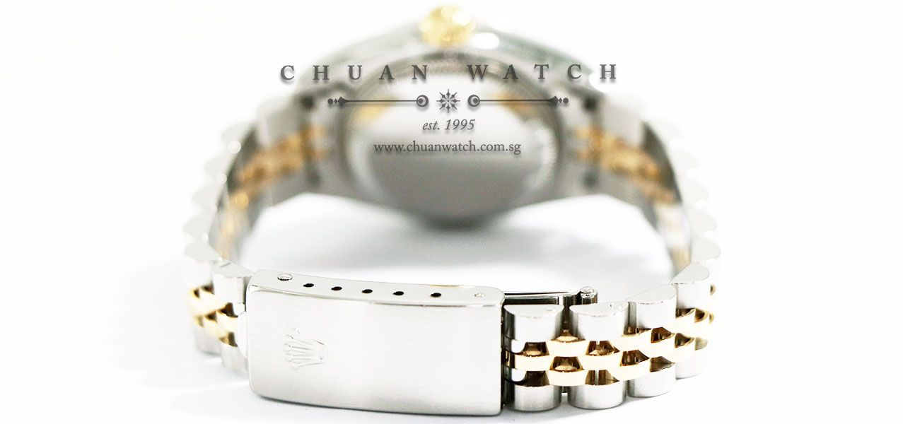 Rolex Ladies DateJust Two-Tone 26mm 69173 Ivory Jubilee Arabic - Discontinued - Image 4