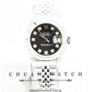 Rolex Ladies DateJust 26mm 79174 Black Diamonds - Discontinued