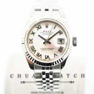 Rolex Ladies DateJust 26mm 179174 Pink MOP Roman - Discontinued