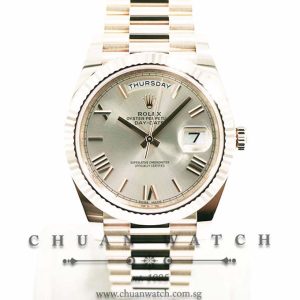 Rolex Day-Date 40 President Rose Gold 228235 Sundust Roman