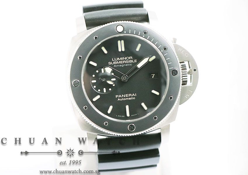 Panerai Luminor Submersible 1950 3-Days Amagentic Titanio 47mm Pam 389 S - Discontinued - Image 3