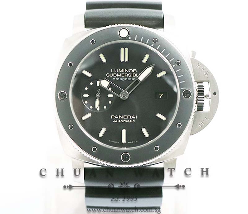 Panerai Luminor Submersible 1950 3-Days Amagentic Titanio 47mm Pam 389 S - Discontinued