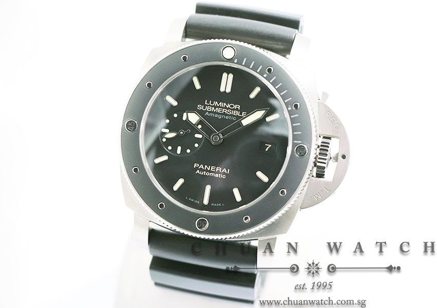 Panerai Luminor Submersible 1950 3-Days Amagentic Titanio 47mm Pam 389 S - Discontinued - Image 2