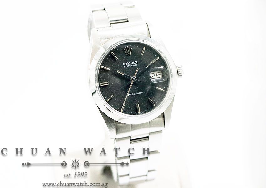 Rolex Vintage Oysterdate Precision 34mm 6694 Black Index - Discontinued - Image 3