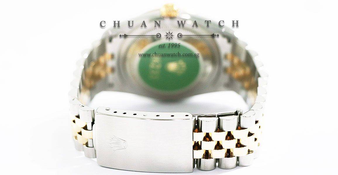 Rolex Gents DateJust Two-Tone 36mm 16233 Ivory Pyramid Roman - Discontinued - Image 4